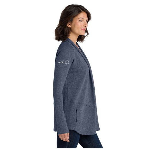 Women's Interlock Cardigan - Estate Blue Heather