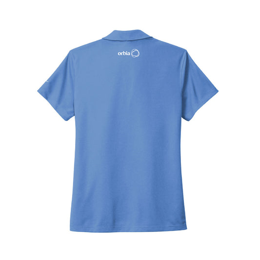 Women's Nike Pique Polo - Valor Blue