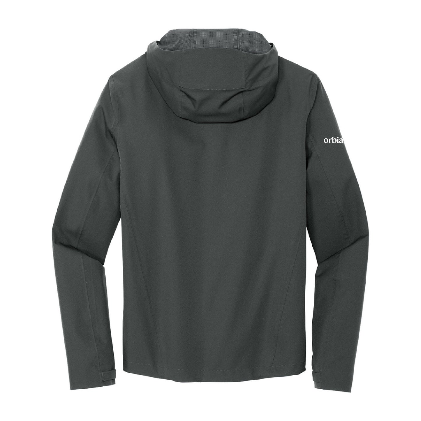 Men's Waterproof Hooded Rain Jacket - Anchor Grey