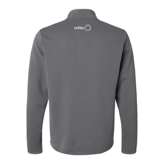 Men's Adidas Spacer 1/4 Zip Pullover - Grey Five