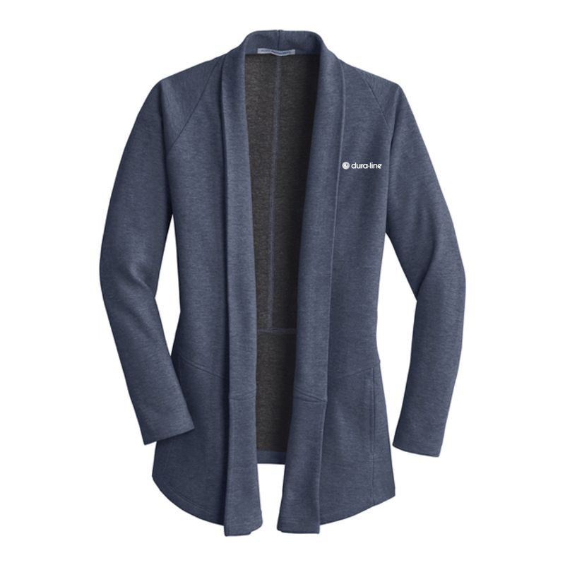 Women's Interlock Cardigan - Estate Blue Heather