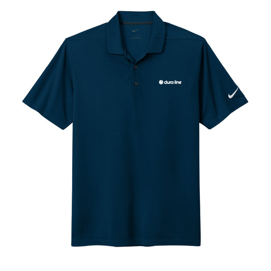 Men's Nike Pique Polo - Navy Blue