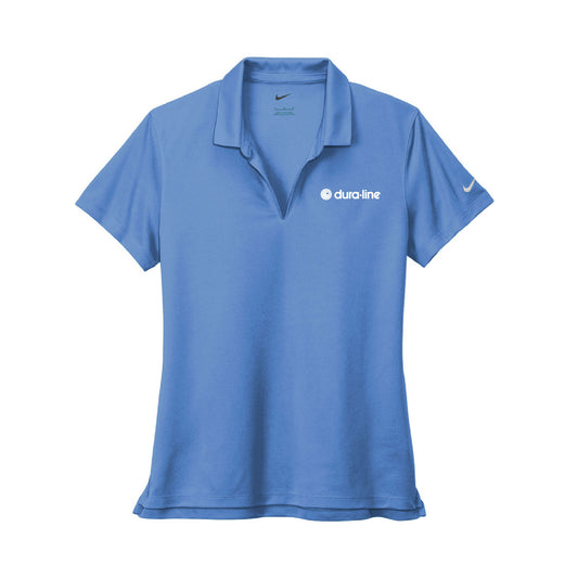 Women's Nike Pique Polo - Valor Blue