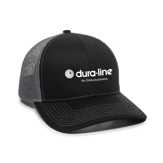 Premium Trucker Cap - Black / Charcoal