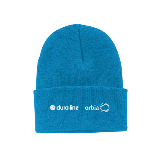 Knit Beanie - Neon Blue