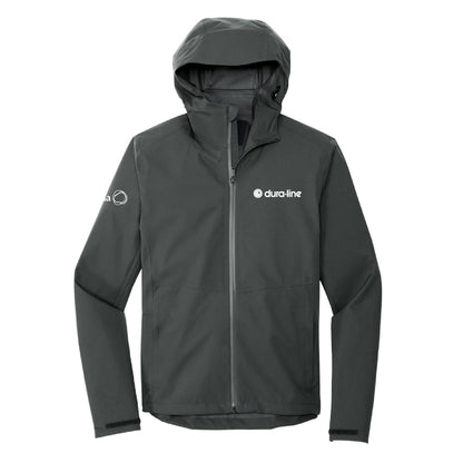Men's Waterproof Hooded Rain Jacket - Anchor Grey
