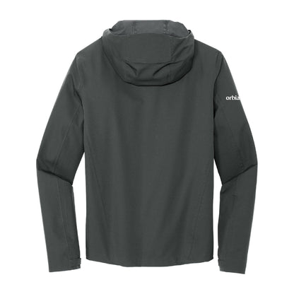 Men's Waterproof Hooded Rain Jacket - Anchor Grey