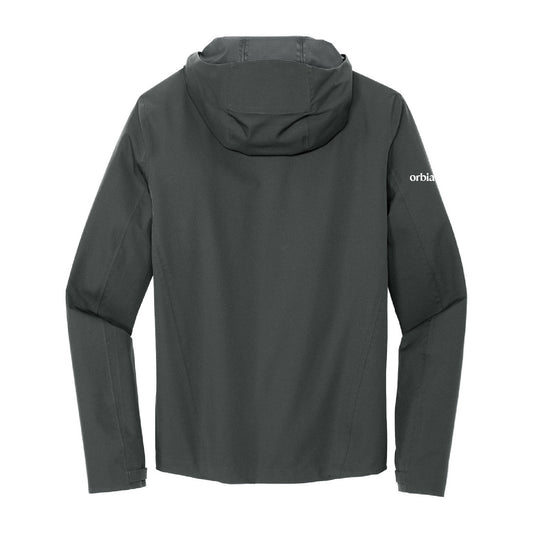 Men's Waterproof Hooded Rain Jacket - Anchor Grey
