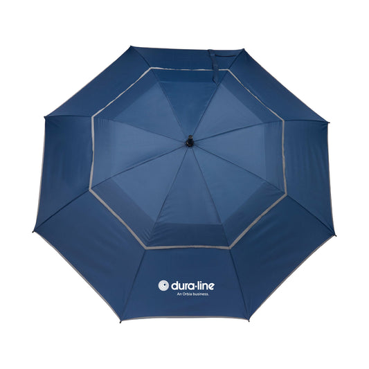 62" Golf Umbrella w/ Reflective Trim - Navy - Order of 24 Umbrellas